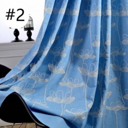 Tenda Oscurante Nordica Su Misura Con Pianta Ricamata Per Soggiorno E Camera Da Letto