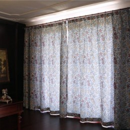 Tenda Con Stampa Vegetale Su Misura, Oscurante Minimalista Per Soggiorno E Camera Da Letto