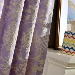 Tenda Oscurante In Cotone Europeo Su Misura Con Ricamo Floreale