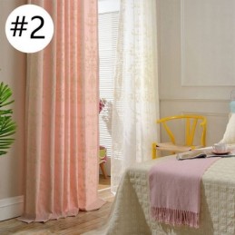 Tenda Oscurante In Cotone Europeo Su Misura Con Ricamo Floreale