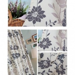 Tende Oscuranti In Cotone Nordico Con Stampa Floreale Per Soggiorno E Camera Da Letto