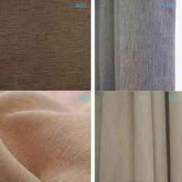 Tende Oscuranti Moderne In Lino Tinta Unita, Personalizzate Di Alta Qualità, Per Soggiorno E Sala Da Pranzo