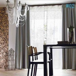 Tende Oscuranti Moderne In Lino Tinta Unita, Personalizzate Di Alta Qualità, Per Soggiorno E Sala Da Pranzo
