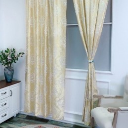 Tenda Di Lusso In Jacquard Su Misura, Tenda Oscurante Europea Per Camera Da Letto E Soggiorno