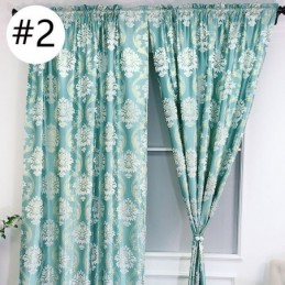 Tenda Di Lusso In Jacquard Su Misura, Tenda Oscurante Europea Per Camera Da Letto E Soggiorno