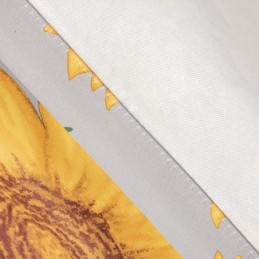 Tenda In Policotone Su Misura, Tende Semi-Oscuranti Stampate Con Girasoli Americani
