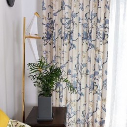 Tende Americane Stampate A Fiori Oscuranti