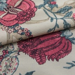 Tenda In Policotone Su Misura, Tende Oscuranti Con Stampa A Fiori Americani