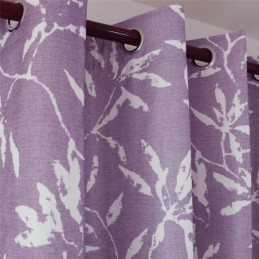 Tenda A Foglia Bianca Viola Su Misura, Tenda Nordica Semplice Semi-Oscurante, Tessuto Per Soggiorno, Camera Da Letto, Bambini