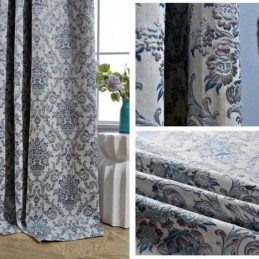 Tenda Retrò Su Misura, Tenda Da Camera Da Letto Con Ricamo Europeo