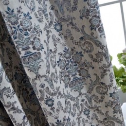 Tenda Retrò Su Misura, Tenda Da Camera Da Letto Con Ricamo Europeo