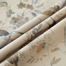 Tenda Oscurante In Lino Nordico Su Misura, Con Stampa Di Piante, Per Soggiorno, Camera Da Letto