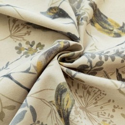 Tenda Oscurante In Lino Nordico Su Misura, Con Stampa Di Piante, Per Soggiorno, Camera Da Letto