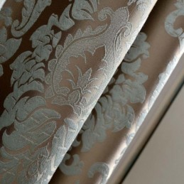 Tenda Oscurante Europea Max Su Misura, Tenda Di Lusso In Damasco Jacquard Per Camera Da Letto