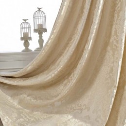 Tenda Oscurante Europea Max Su Misura, Tenda Di Lusso In Damasco Jacquard Per Camera Da Letto