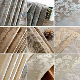 Tenda Oscurante Europea Max Su Misura, Tenda Di Lusso In Damasco Jacquard Per Camera Da Letto