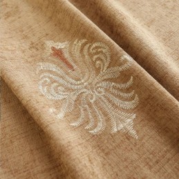 Tenda Oscurante In Ciniglia Su Misura, Con Ricamo Floreale Europeo, Per Soggiorno, Camera Da Letto