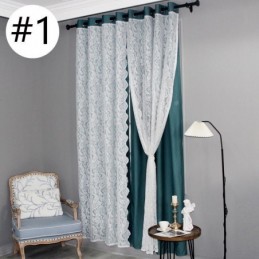 Tenda Oscurante In Stile Nordico Su Misura, Tenda In Tessuto Jacquard Vegetale Integrato