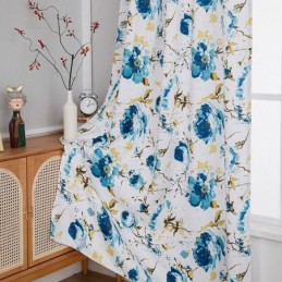 Tende Oscuranti Stampate Floreali In Stile Nordico Per Soggiorno E Camera Da Letto