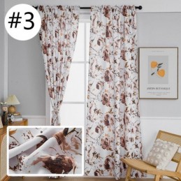 Tende Oscuranti Stampate Floreali In Stile Nordico Per Soggiorno E Camera Da Letto
