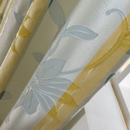 Tende Oscuranti Nordiche, Tenda Jacquard Floreale, Tenda Su Misura Per Soggiorno E Camera Da Letto
