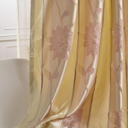 Tende Oscuranti Nordiche, Tenda Jacquard Floreale, Tenda Su Misura Per Soggiorno E Camera Da Letto