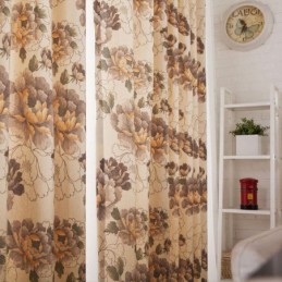 Tende Oscuranti In Stile Americano Con Stampa Floreale In Cotone