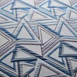 Tenda Oscurante In Lino Su Misura, Stile Nordico Geometrico Jacquard Per Soggiorno, Camera Da Letto
