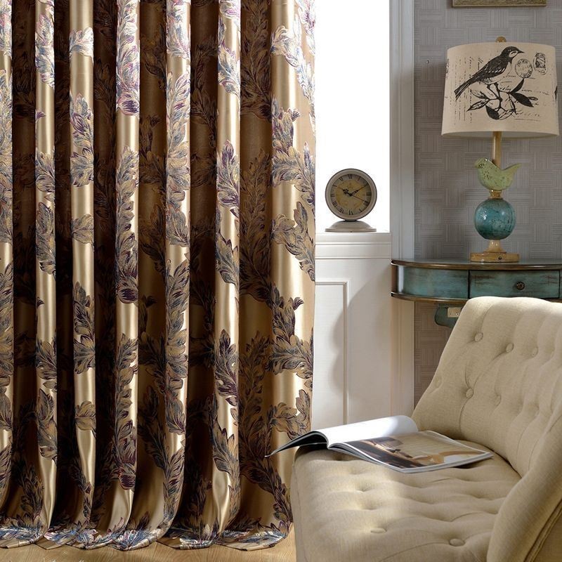 Tenda Oscurante Nordica Su Misura In Jacquard Di Piume Per Soggiorno E Camera Da Letto