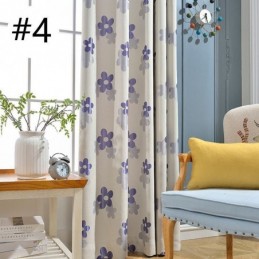 Tenda Oscurante Su Misura Con Motivo Floreale Nordico In Jacquard Per Soggiorno E Camera Da Letto