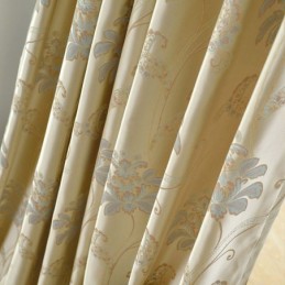 Tende Oscuranti In Stile Europeo, Tenda Jacquard Floreale, Tenda Su Misura Per Soggiorno E Camera Da Letto