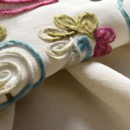 Tende Oscuranti In Stile Nordico In Policotone Ricamate Per Soggiorno E Camera Da Letto