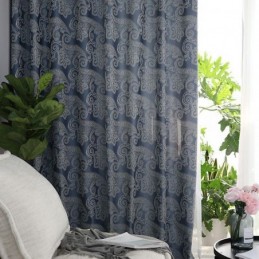 Tenda Oscurante Europea Su Misura In Jacquard Per Soggiorno E Camera Da Letto