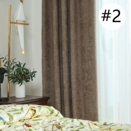 Tenda Oscurante Su Misura, Tinta Unita, In Jacquard Nordico, Per Soggiorno, Camera Da Letto