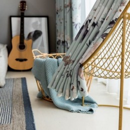 Tende Oscuranti Nordiche Con Stampa Floreale Per Soggiorno E Camera Da Letto