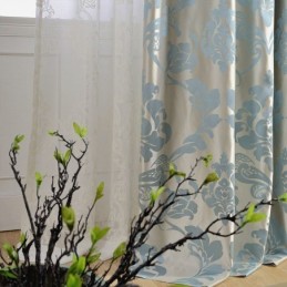 Tenda Jacquard In Stile Europeo Su Misura Per Camera Da Letto E Soggiorno