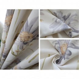 Tende Oscuranti Nordiche In Cotone Con Stampa Floreale Per Finestre