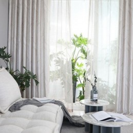 Tenda Oscurante Stampata Con Foglie, Su Misura, Stile Nordico, Per Soggiorno E Camera Da Letto