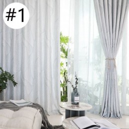 Tenda Oscurante Stampata Con Foglie, Su Misura, Stile Nordico, Per Soggiorno E Camera Da Letto