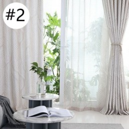 Tenda Oscurante Stampata Con Foglie, Su Misura, Stile Nordico, Per Soggiorno E Camera Da Letto