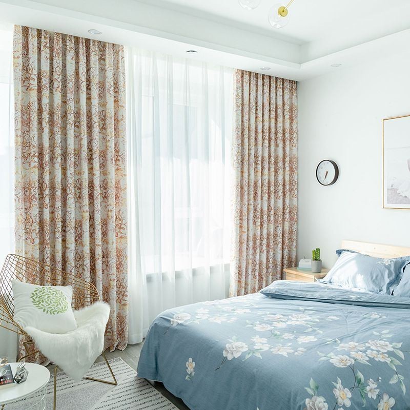 Tende Oscuranti Stampate In Stile Nordico Per Soggiorno E Camera Da Letto