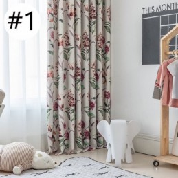 Tende Oscuranti Nordiche Con Stampa Vegetale Per Soggiorno E Camera Da Letto