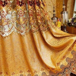 Tende Ricamate Europee Di Lusso Per Soggiorno E Camera Da Letto