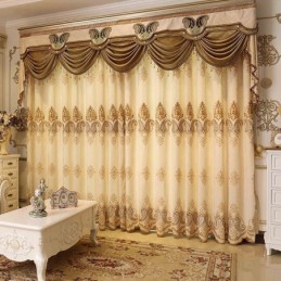 Tende Ricamate Europee Di Lusso Oscuranti Per Soggiorno E Camera Da Letto