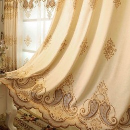 Tende Ricamate Europee Di Lusso Oscuranti Per Soggiorno E Camera Da Letto