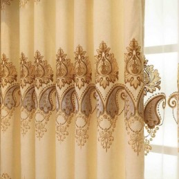 Tende Ricamate Europee Di Lusso Oscuranti Per Soggiorno E Camera Da Letto