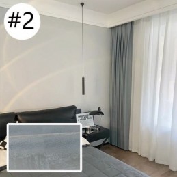 Tenda Oscurante Nordica Su Misura, Tenda Jacquard Di Alta Precisione Per Camera Da Letto E Soggiorno