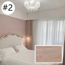 Tenda Oscurante Alta Su Misura, Tenda Jacquard Di Precisione Per Camera Da Letto E Soggiorno