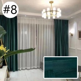 Tenda Oscurante Alta Su Misura, Tenda Jacquard Di Precisione Per Camera Da Letto E Soggiorno