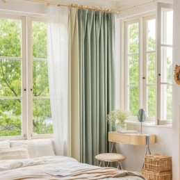 Tenda Moderna Patchwork Su Misura, Tenda Oscurante Per Soggiorno E Camera Da Letto